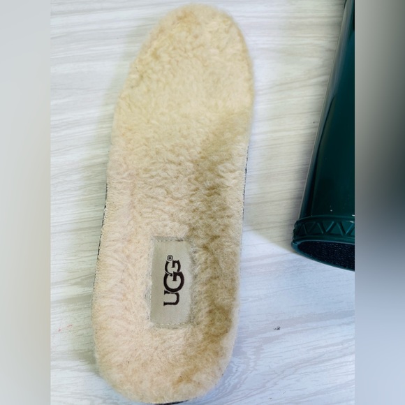 UGG  Shaye Green Rainboots Size 6 (1822942) 2 Used - Picture 6 of 6